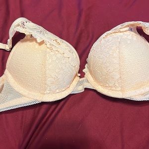Cream color bra